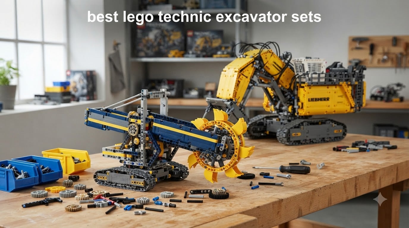 best lego technic excavator sets