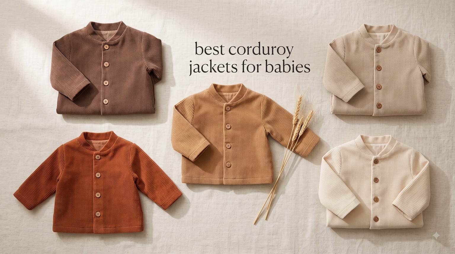best corduroy jackets for babies