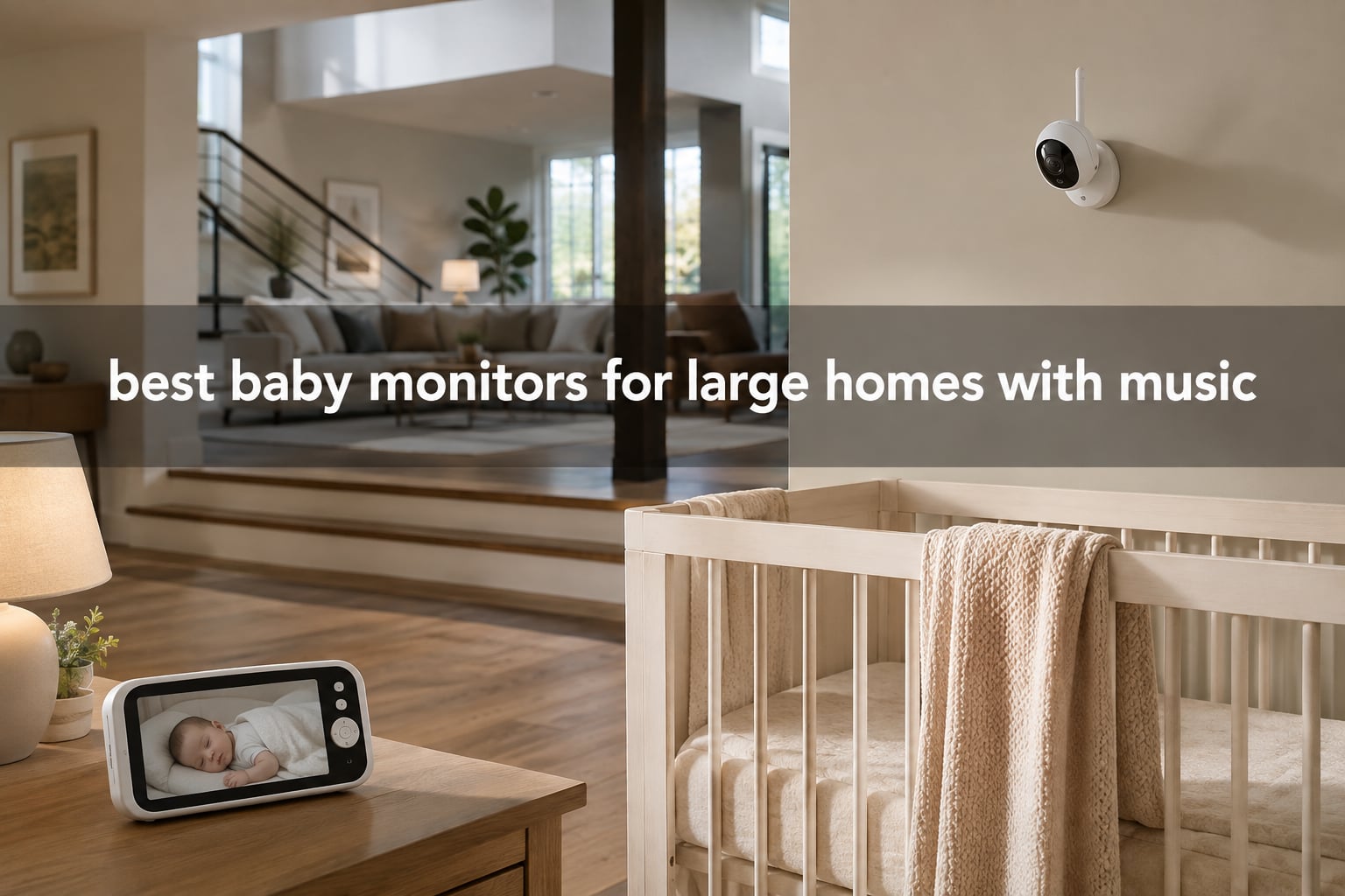best baby monitors for large homes with music