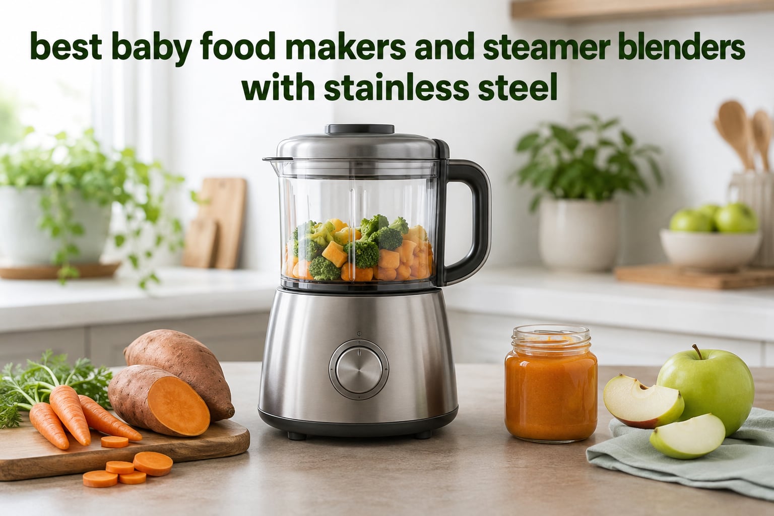 best baby food makers and steamer blenders with stainless steel