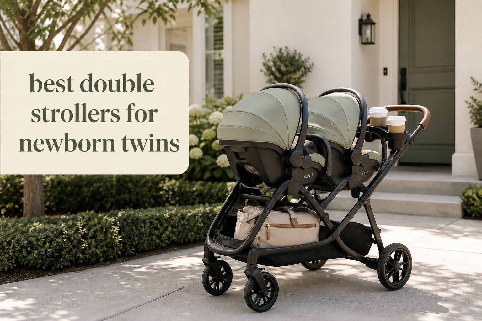 best double strollers for newborn twins