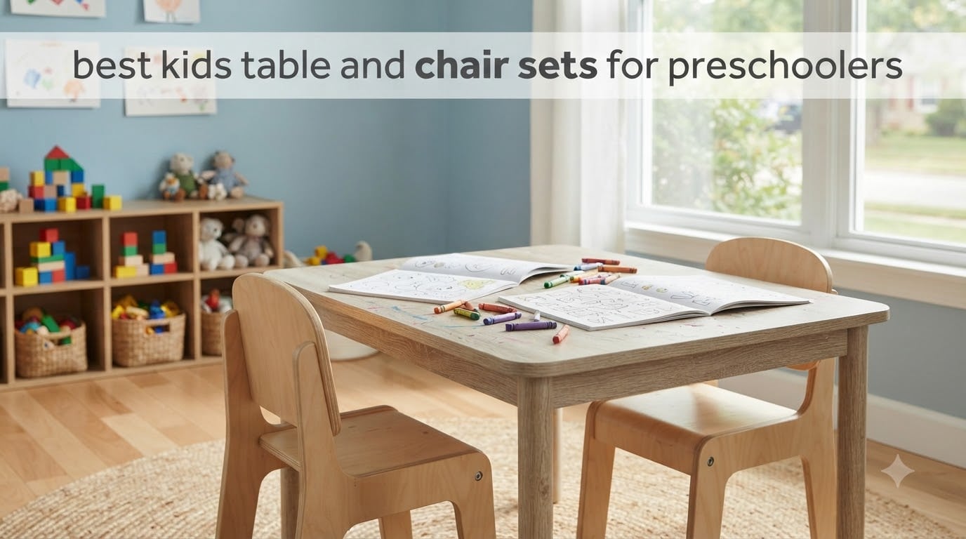 best kids table and chair sets for preschoolers