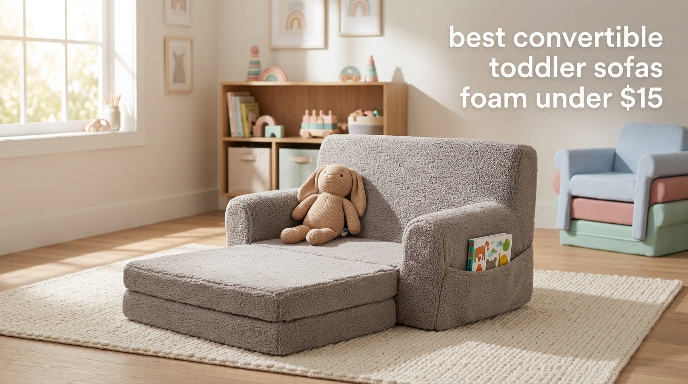 best convertible toddler sofas foam under $15