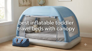 best inflatable toddler travel beds with canopy