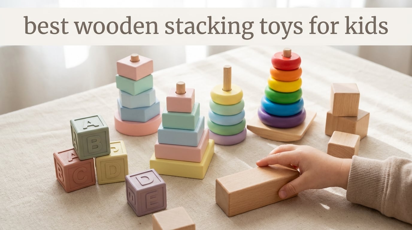 best wooden stacking toys for kids