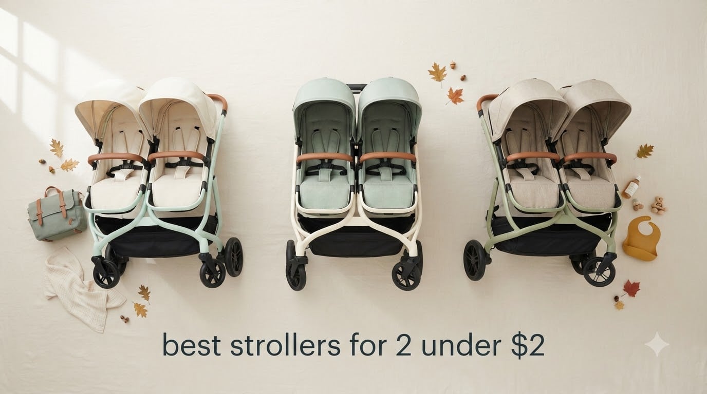 best strollers for 2 under $2