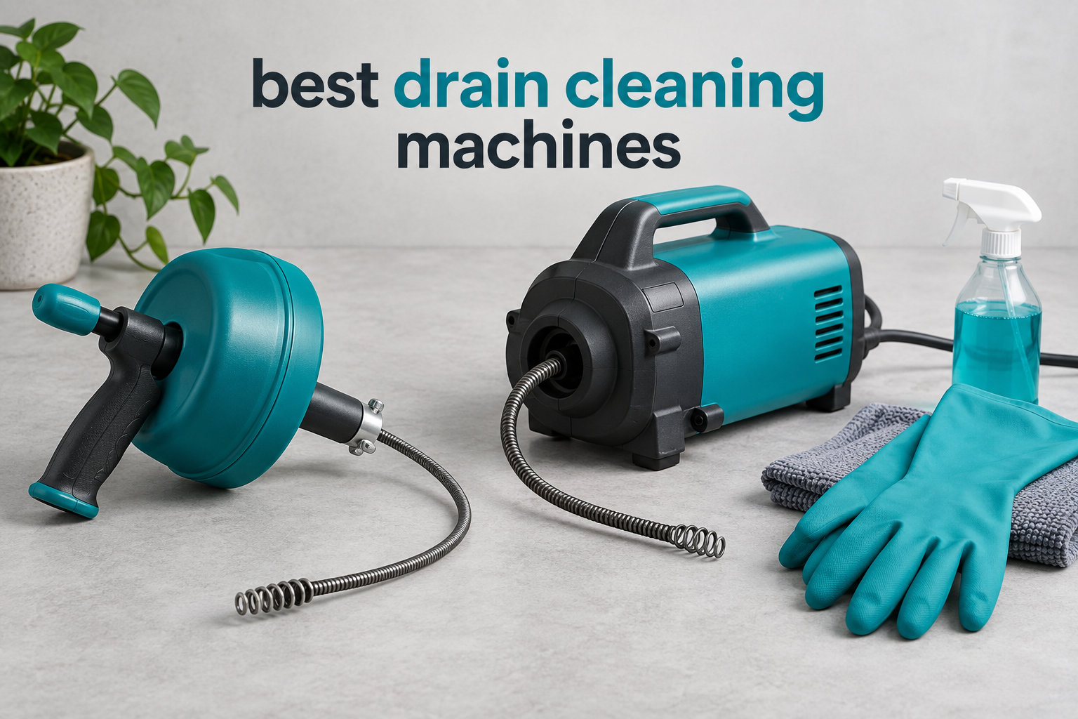 best drain cleaning machines