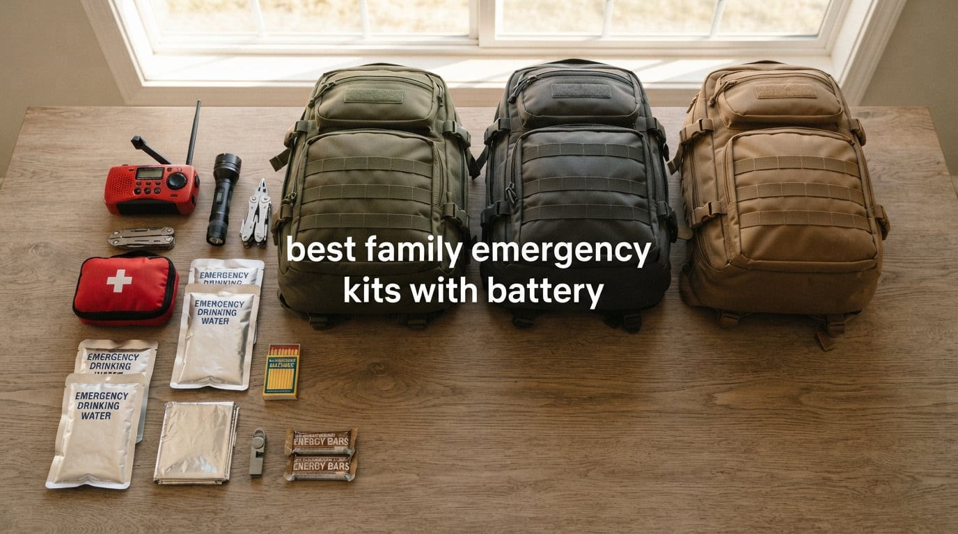 best family emergency kits with battery