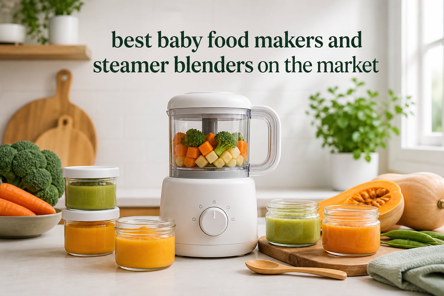 best baby food makers and steamer blenders on the market