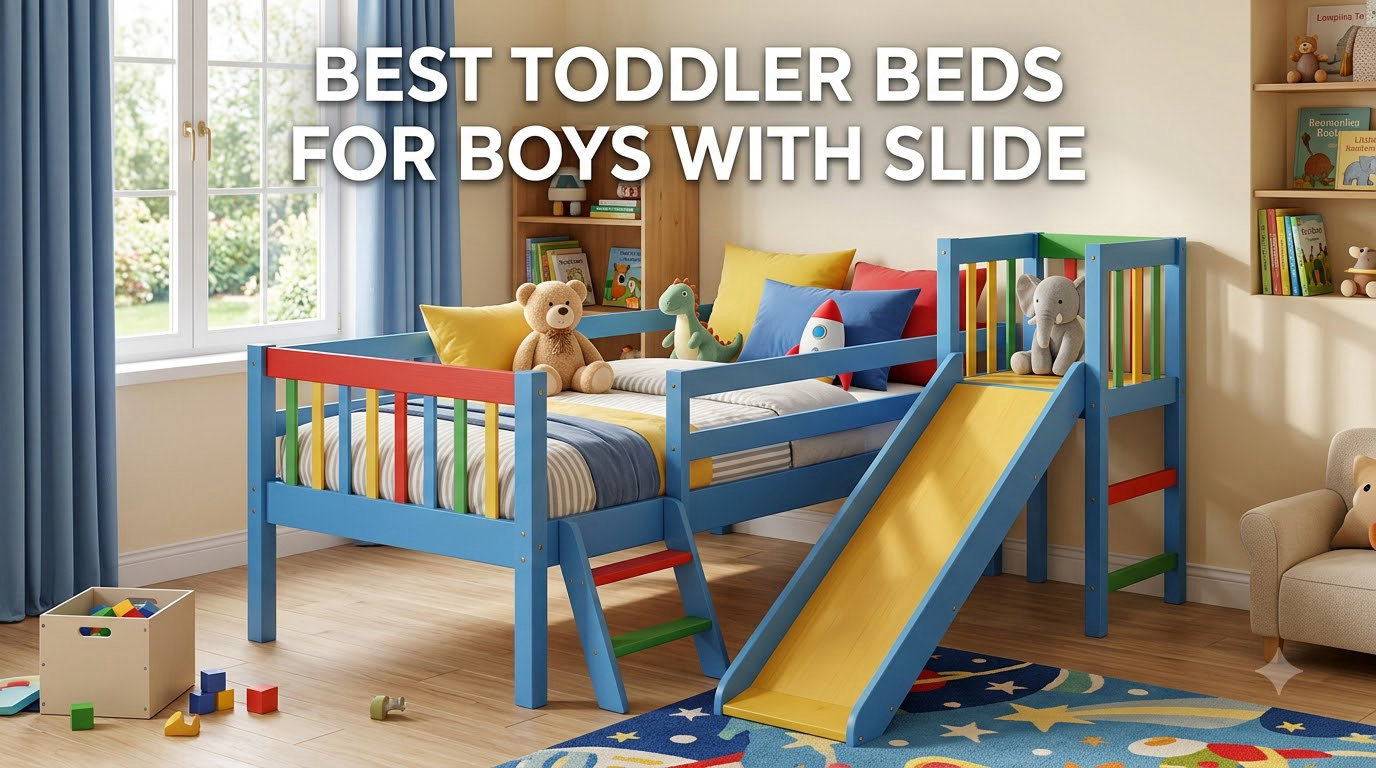 best toddler beds for boys with slide