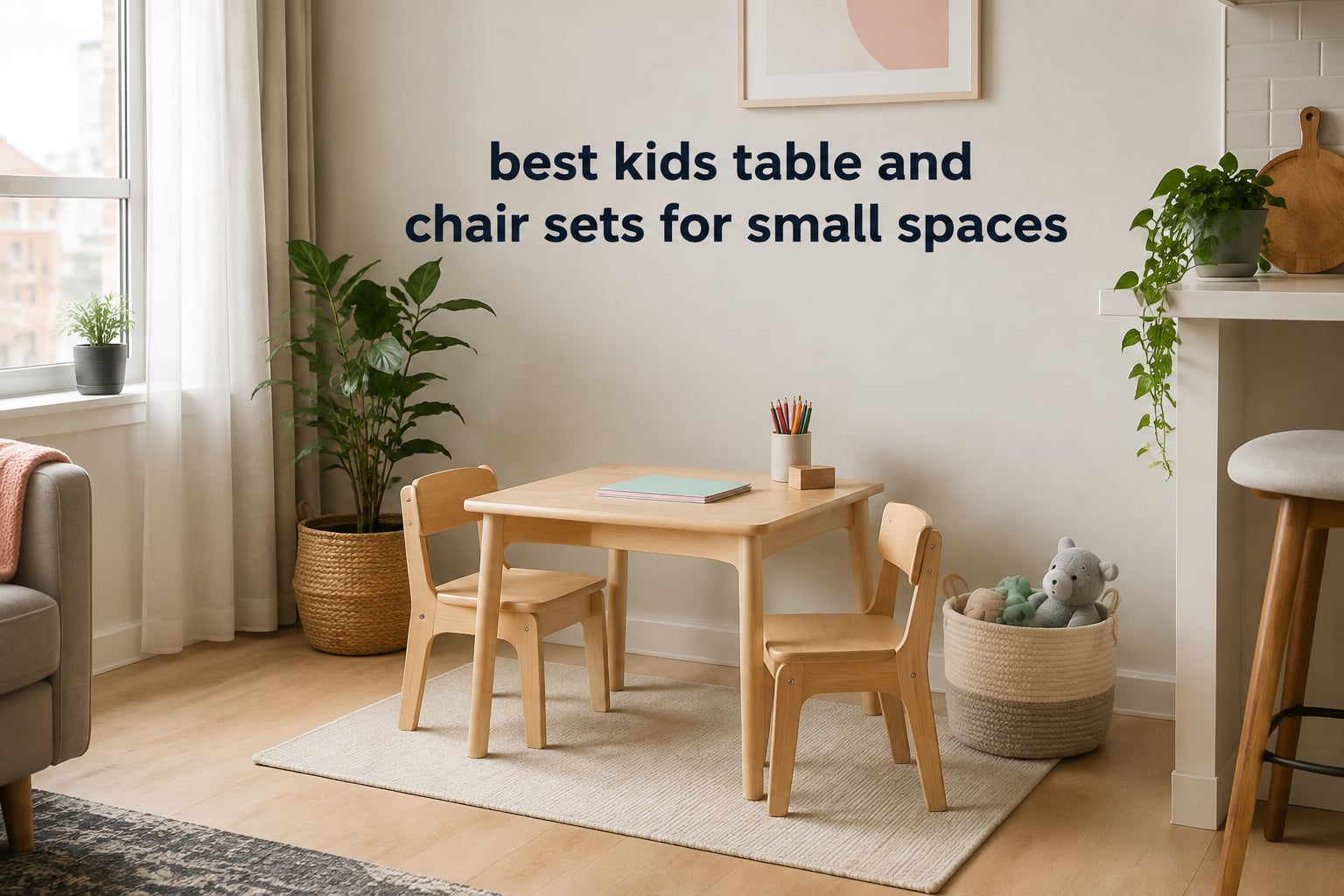 best kids table and chair sets for small spaces
