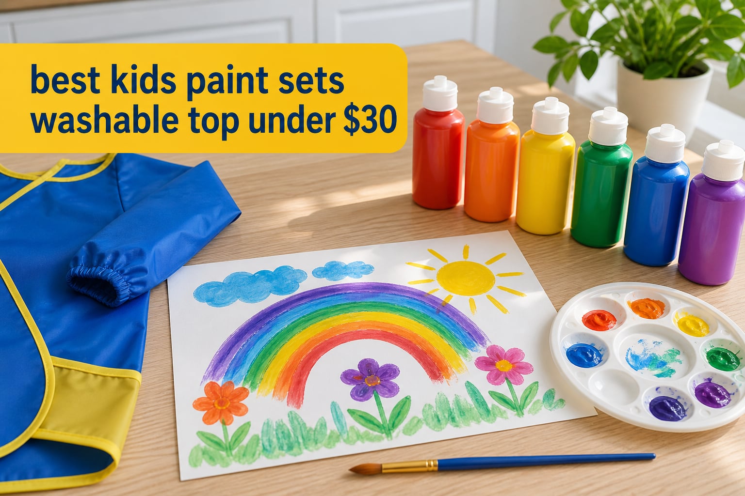 best kids paint sets washable top under $30