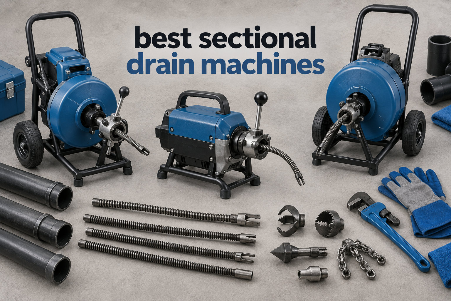 best sectional drain machines