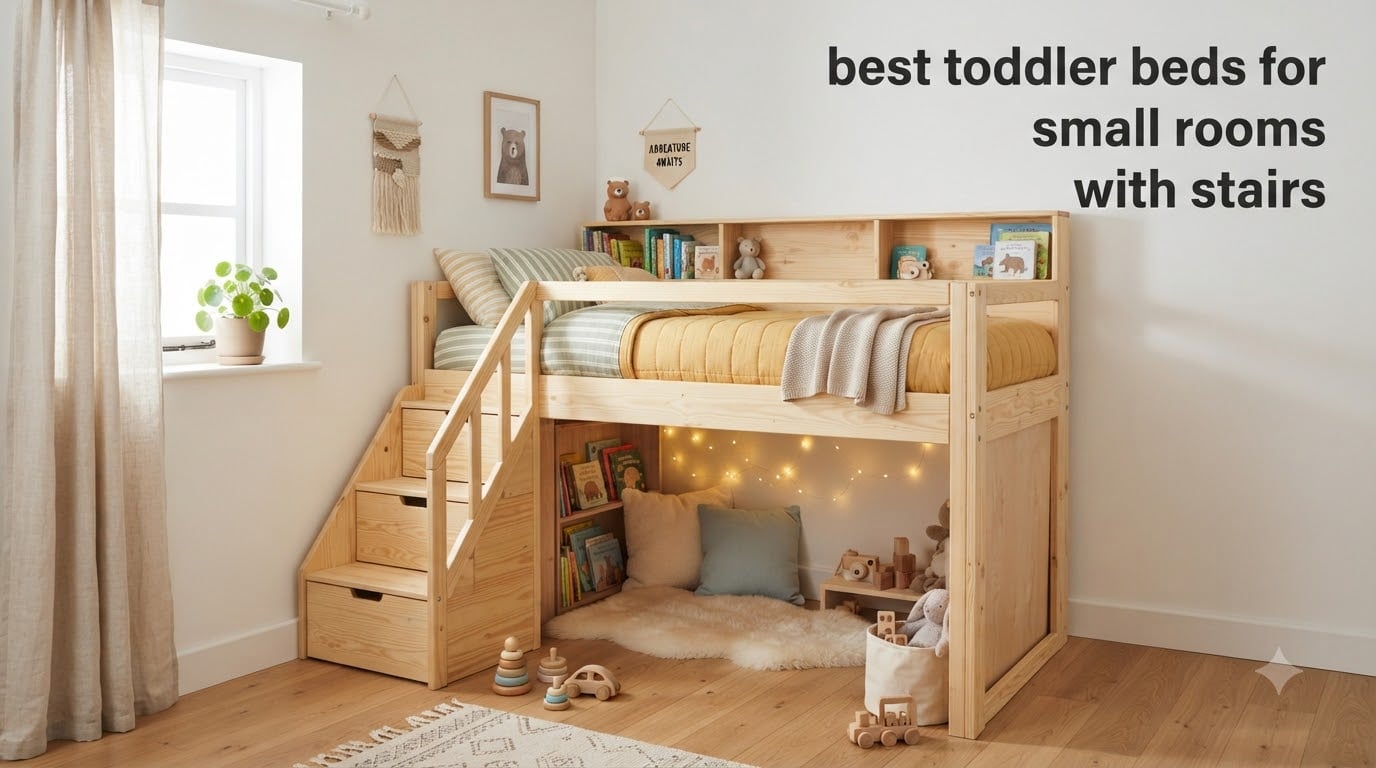 best toddler beds for small rooms with stairs