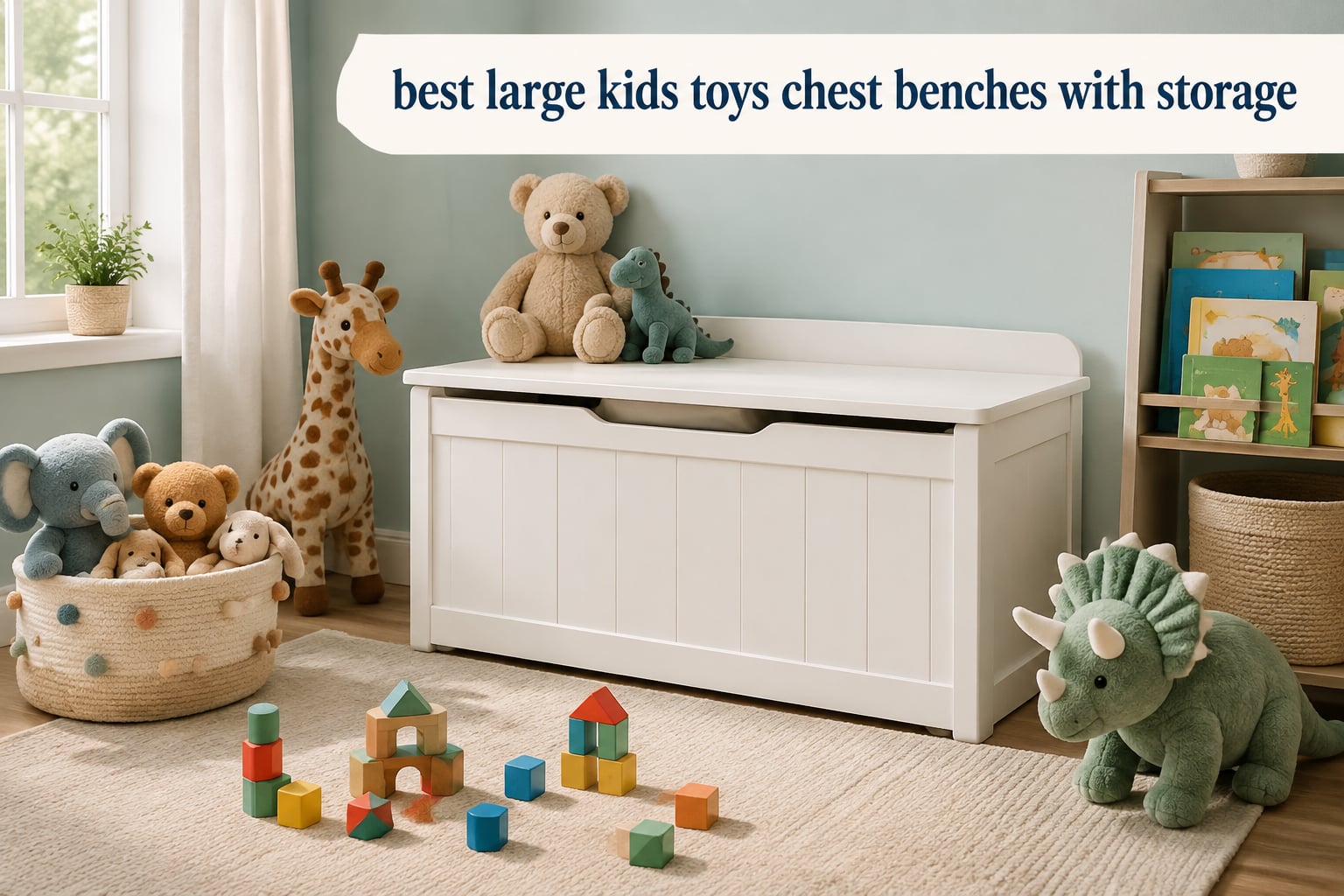 best large kids toys chest benches with storage