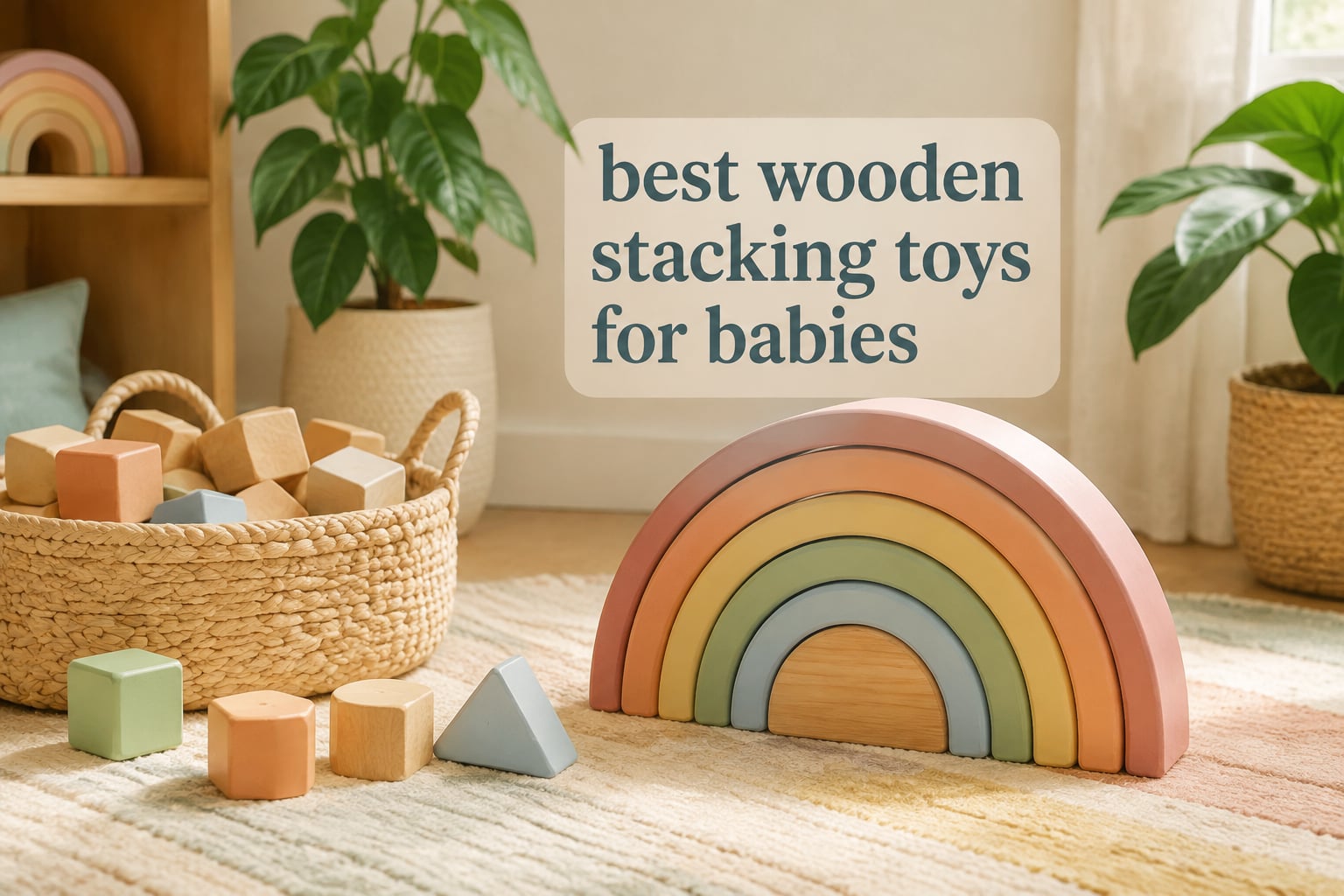 best wooden stacking toys for babies