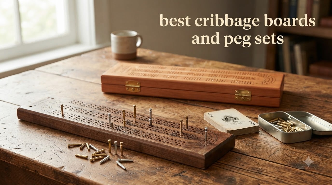 best cribbage boards and peg sets