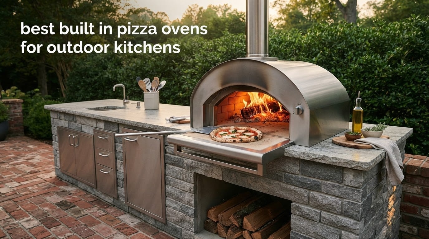 best built in pizza ovens for outdoor kitchens
