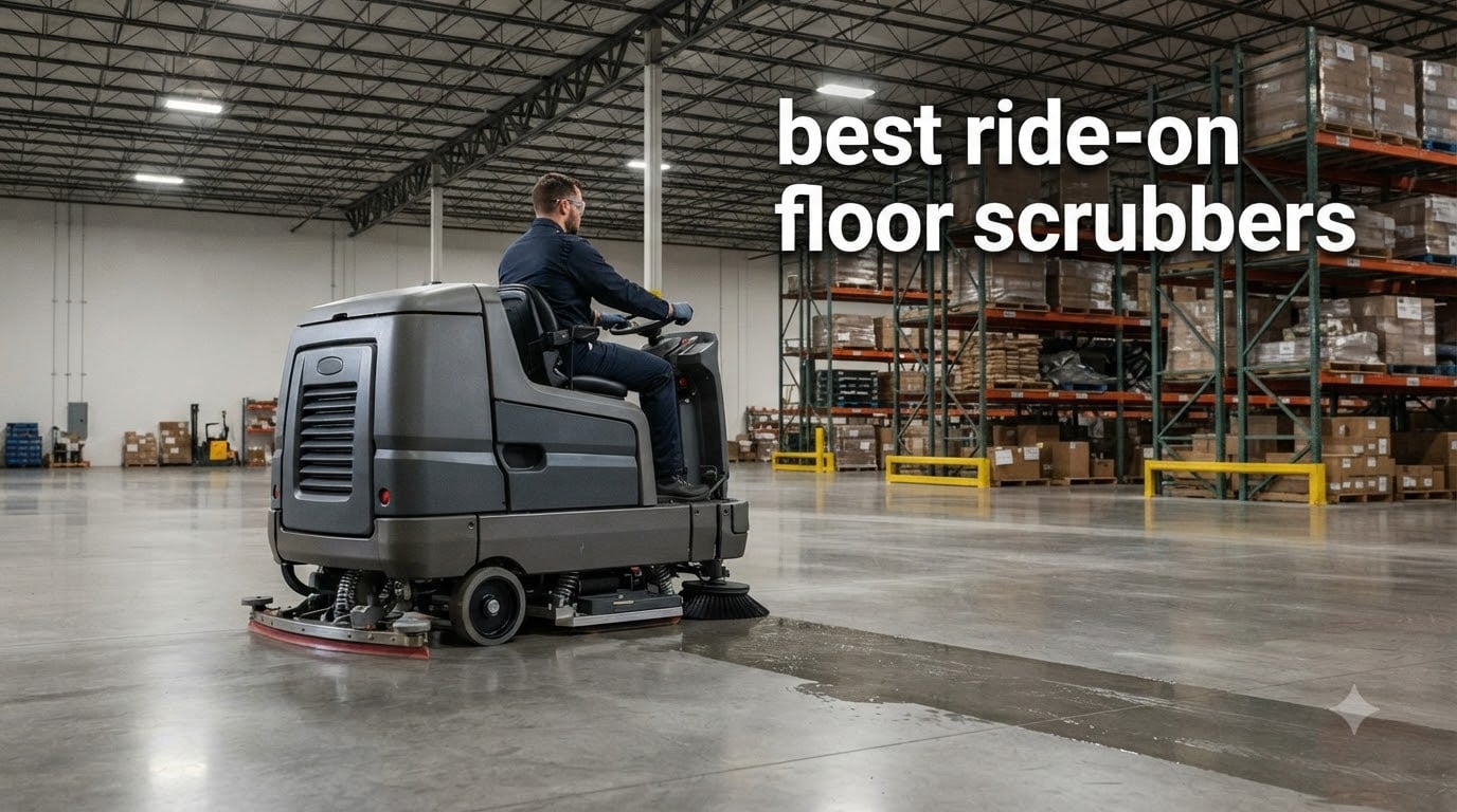 best ride-on floor scrubbers
