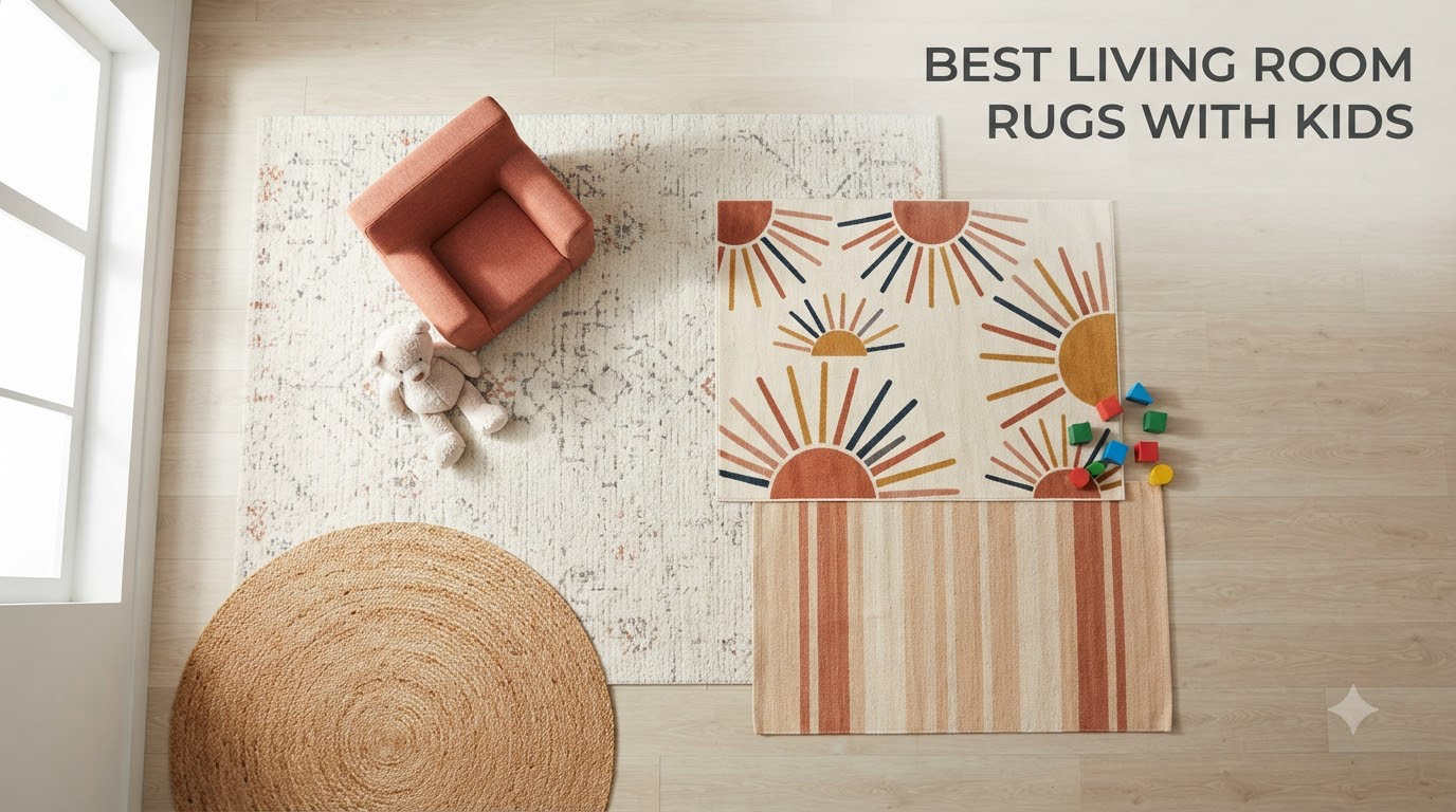 best living room rugs with kids