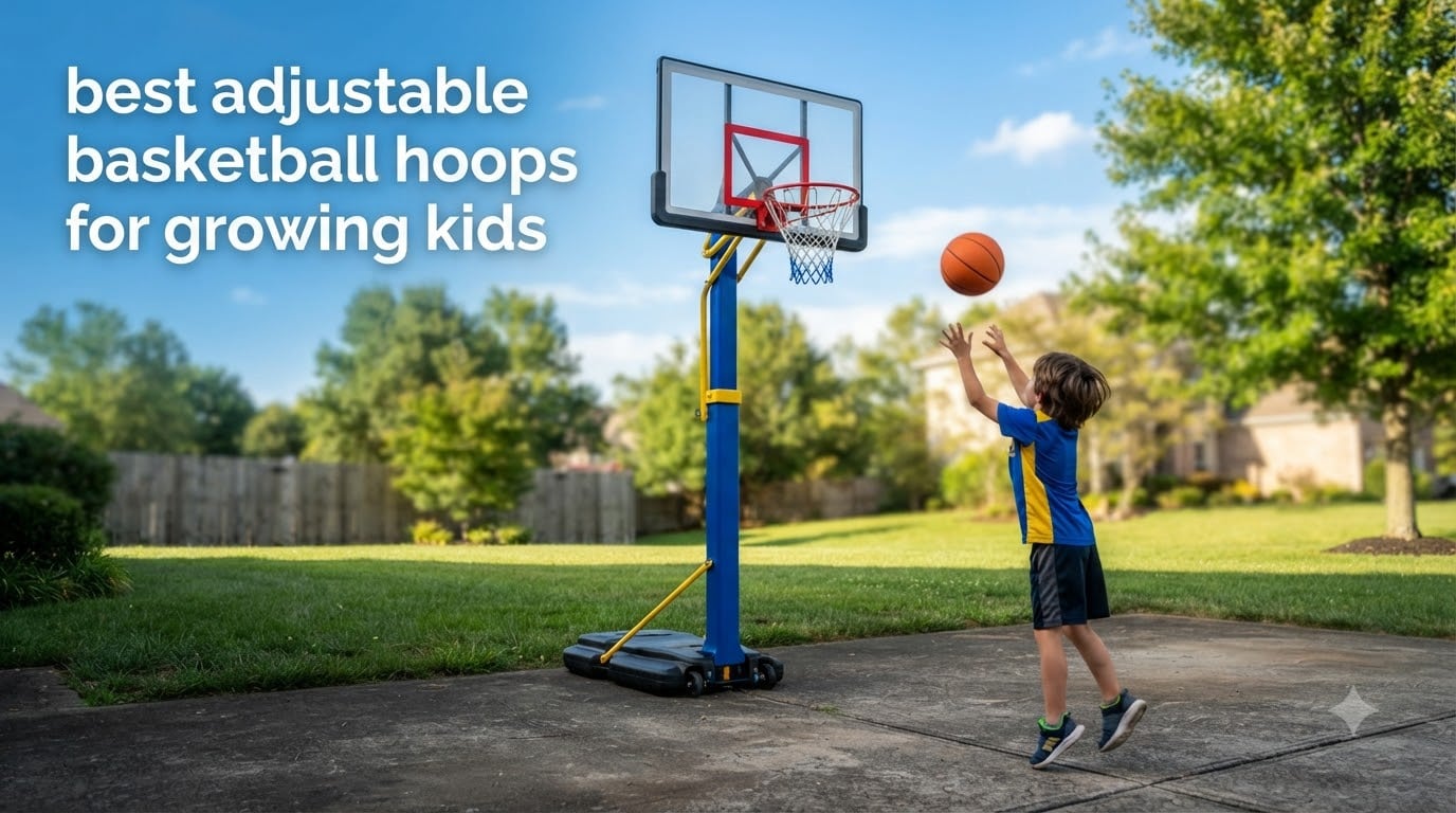 best adjustable basketballs hoops for growing kids
