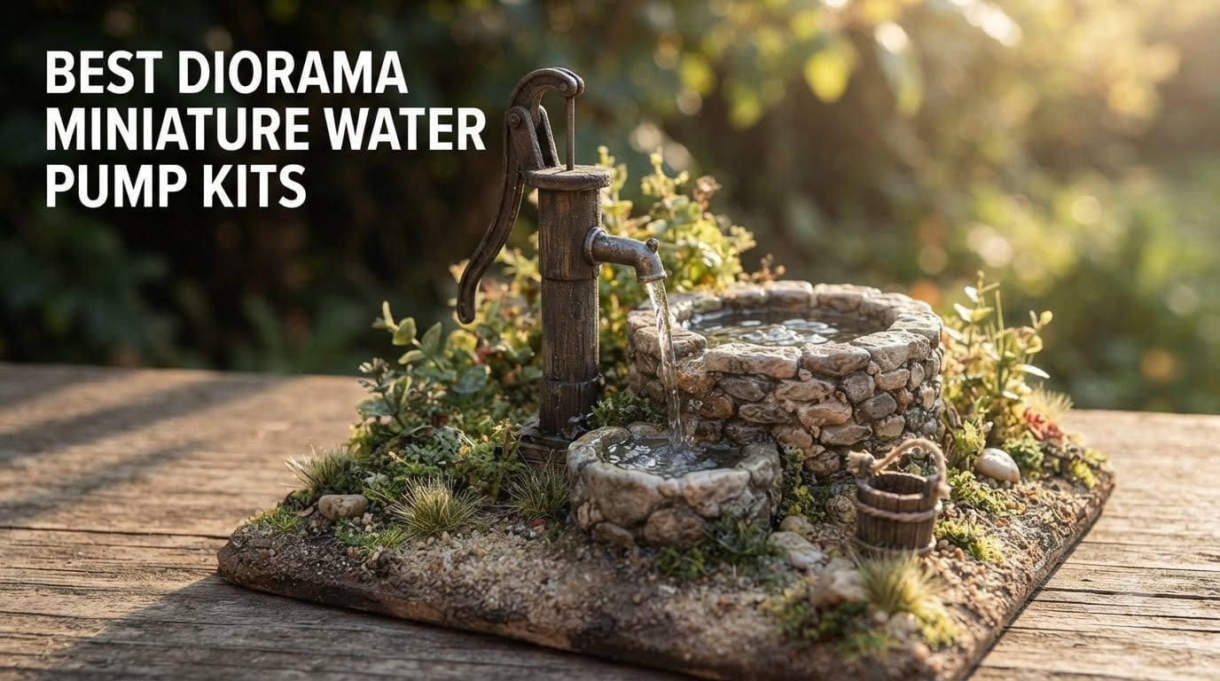 best diorama miniature water pump kits