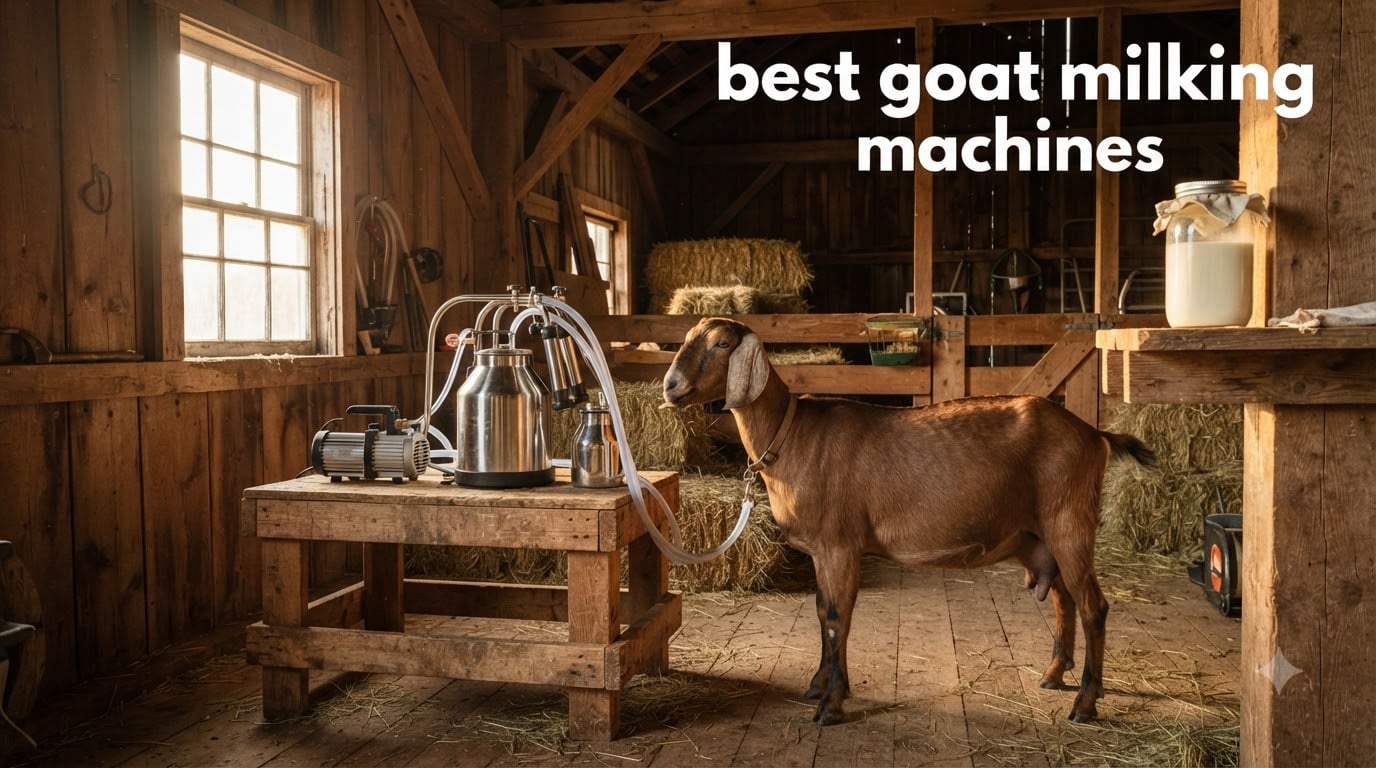 best goat milking machines