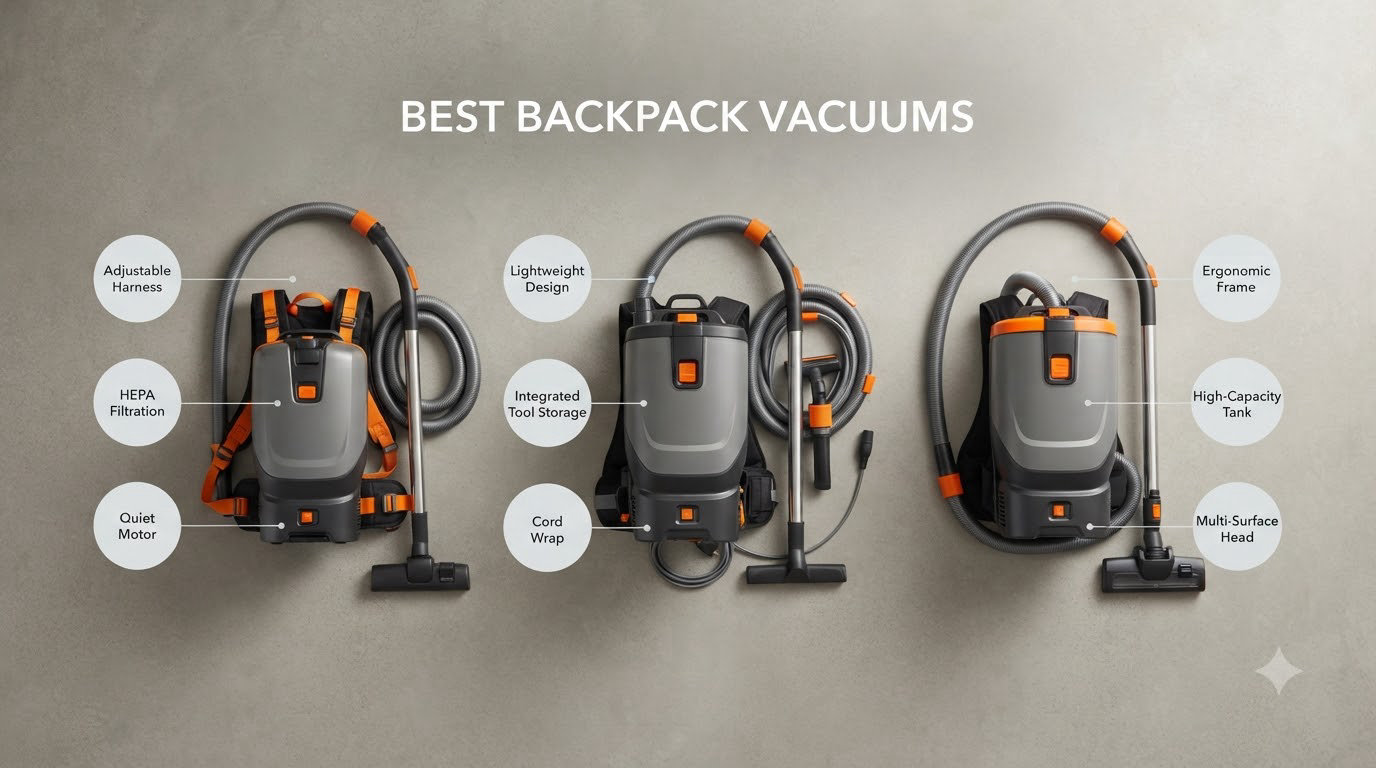 best backpack vacuums