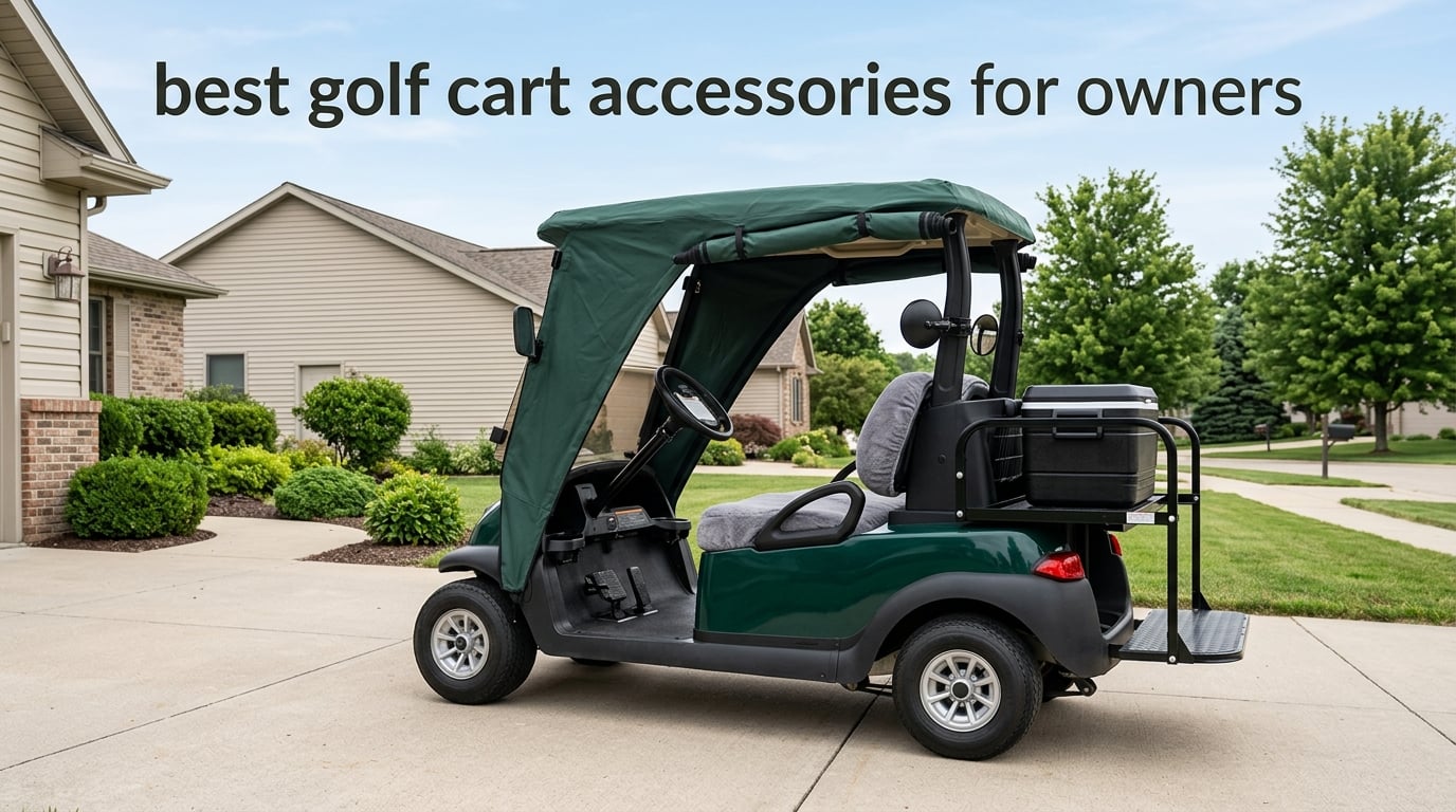 best golf cart accessories for owners