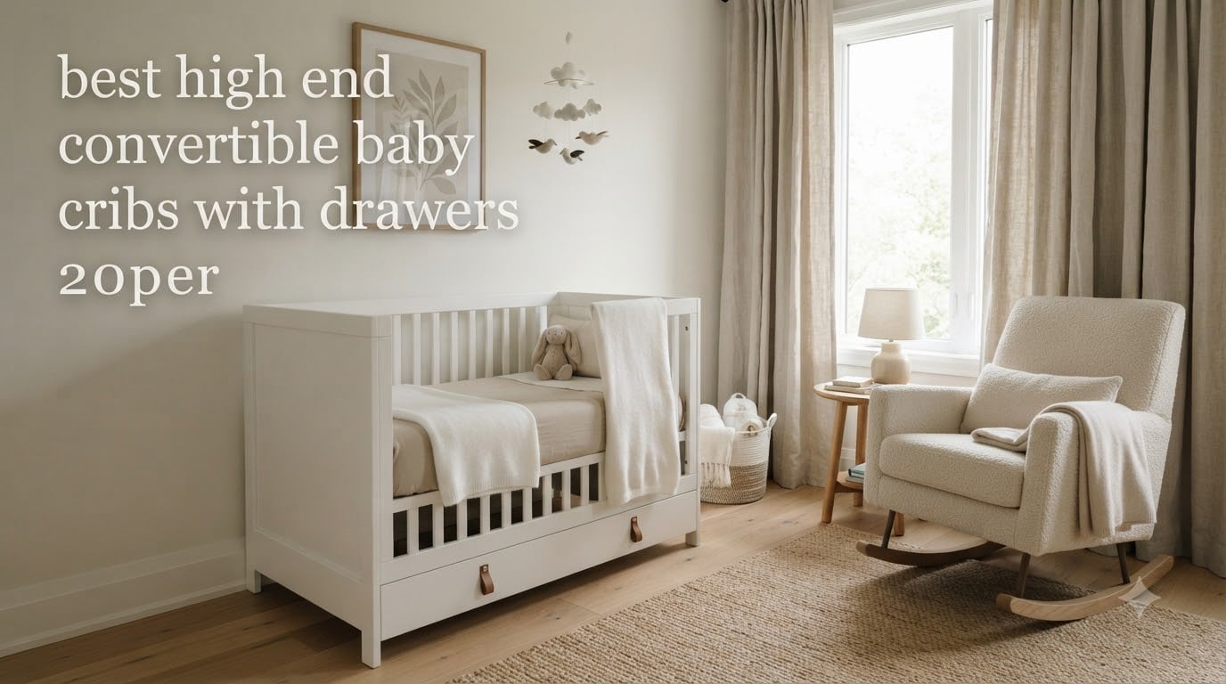 best high end convertible baby cribs with drawers