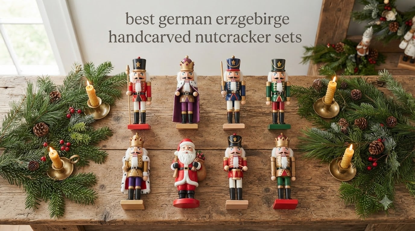 best german erzgebirge handcarved nutcracker sets