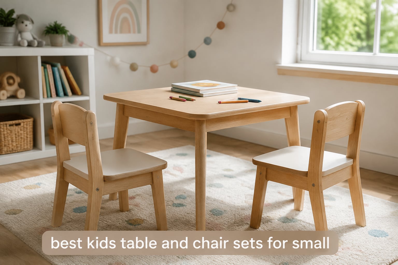 best kids table and chair sets for small
