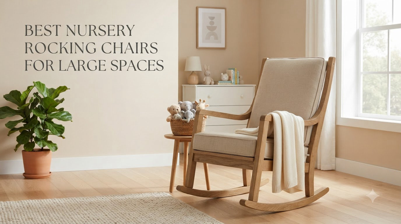 best nursery rocking chairs for large spaces