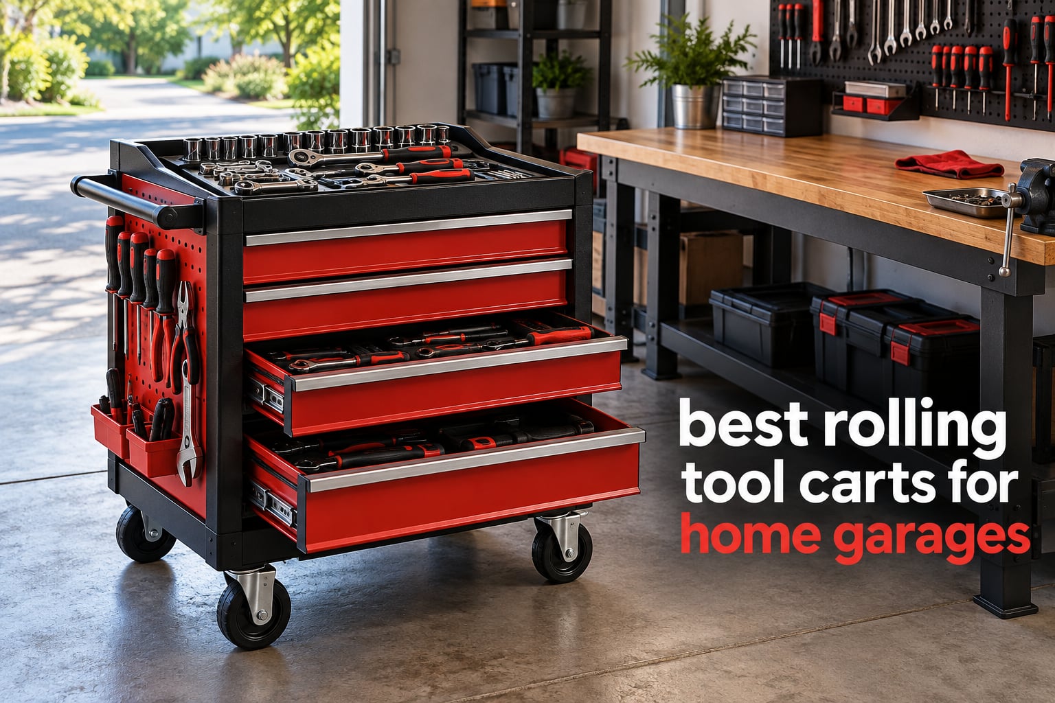 best rolling tool carts for home garages