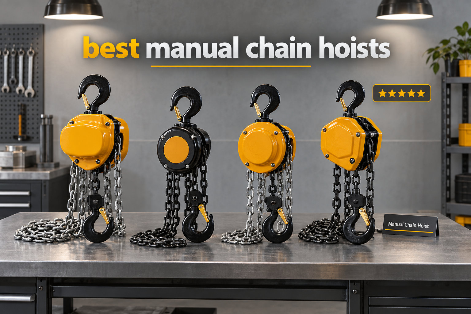 best manual chain hoists