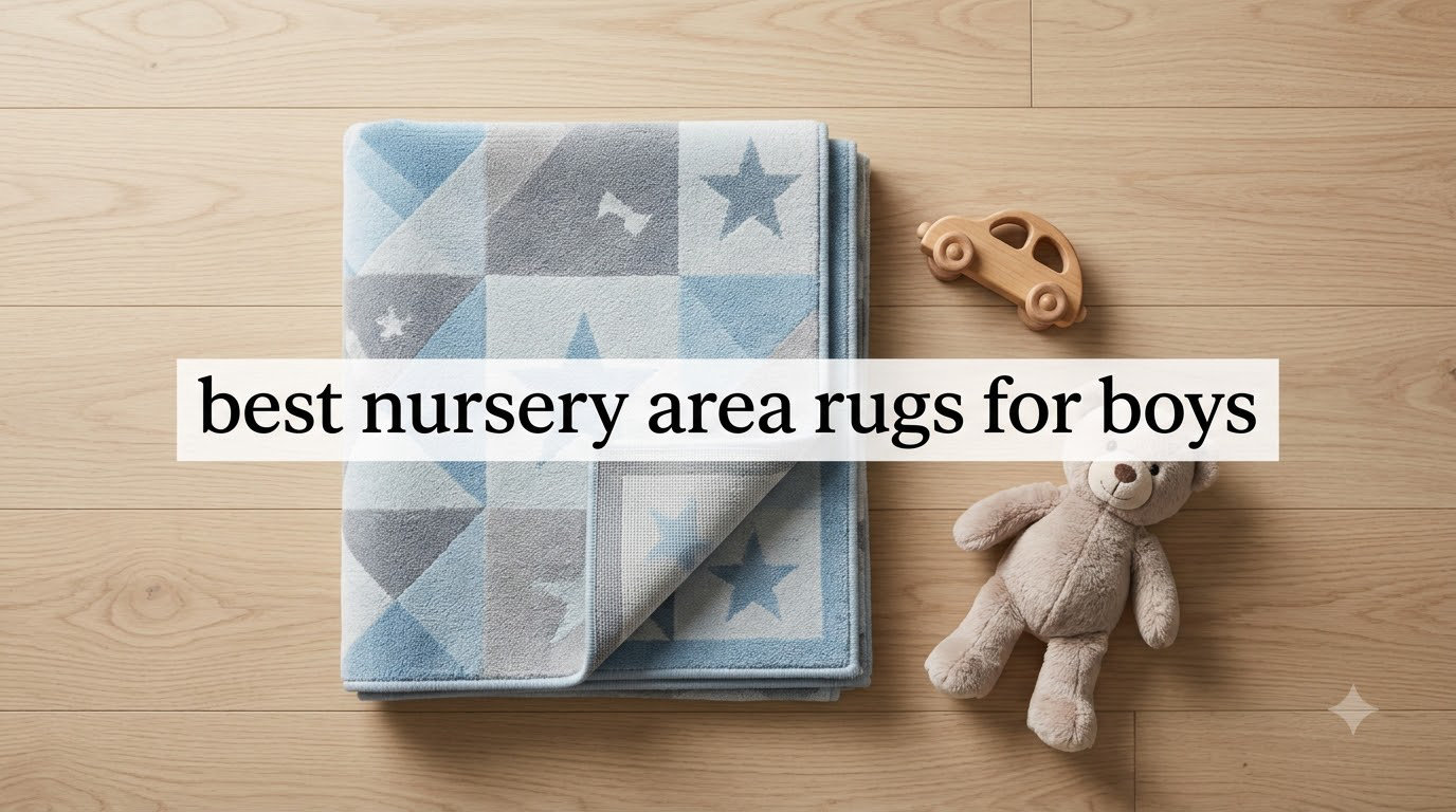 best nursery area rugs for boys