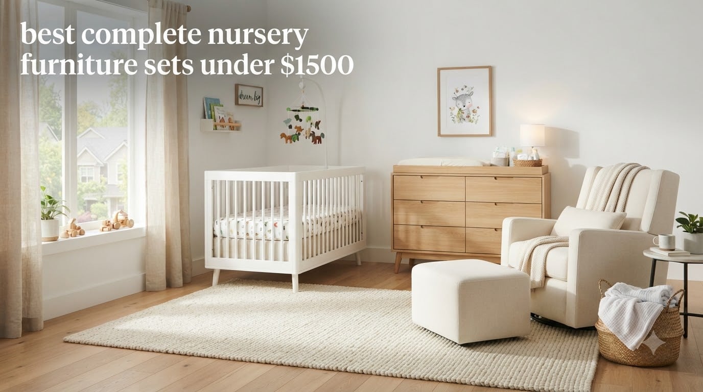 best complete nursery furniture sets under $1500