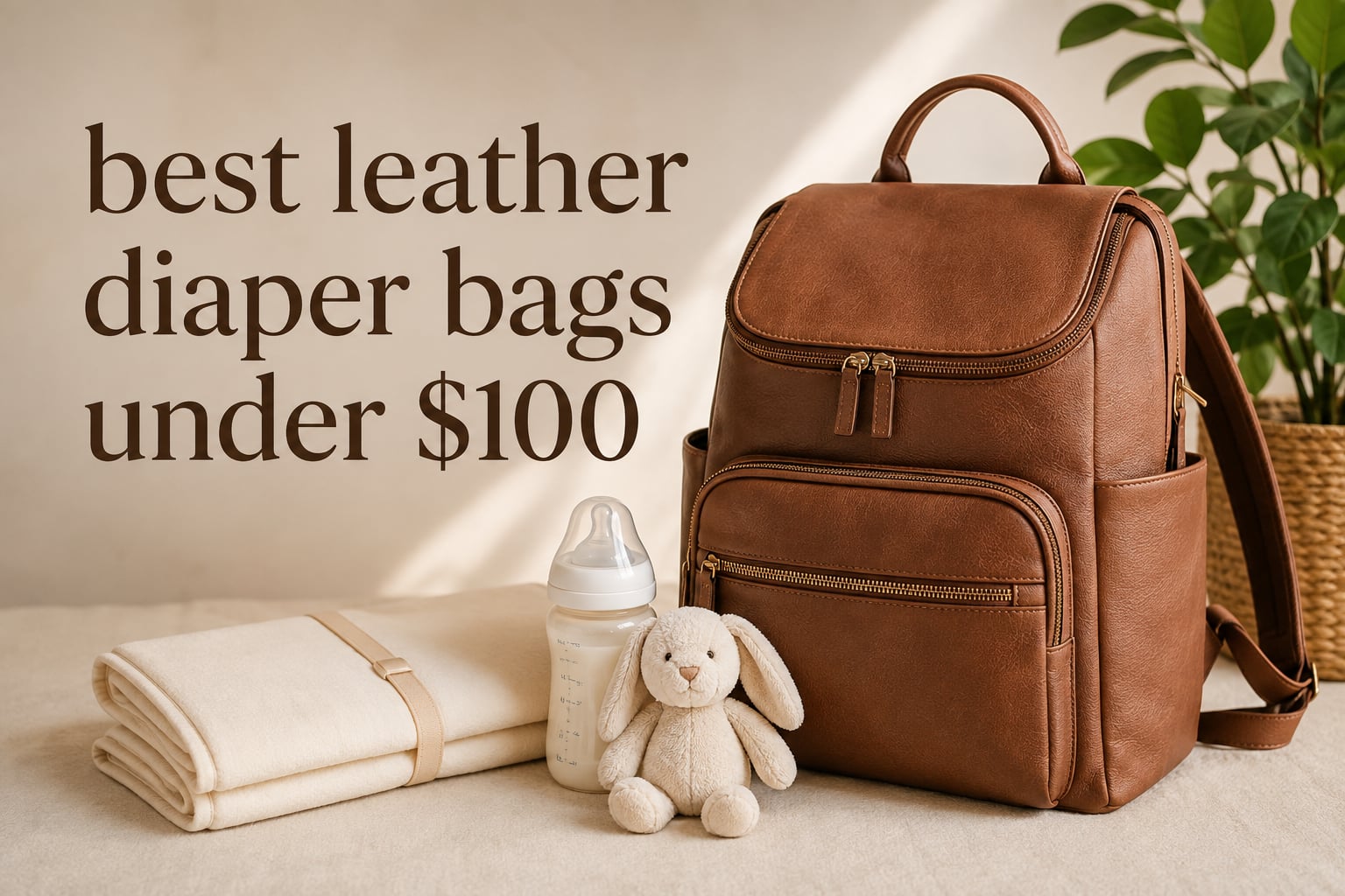 best leather diaper bags under $100