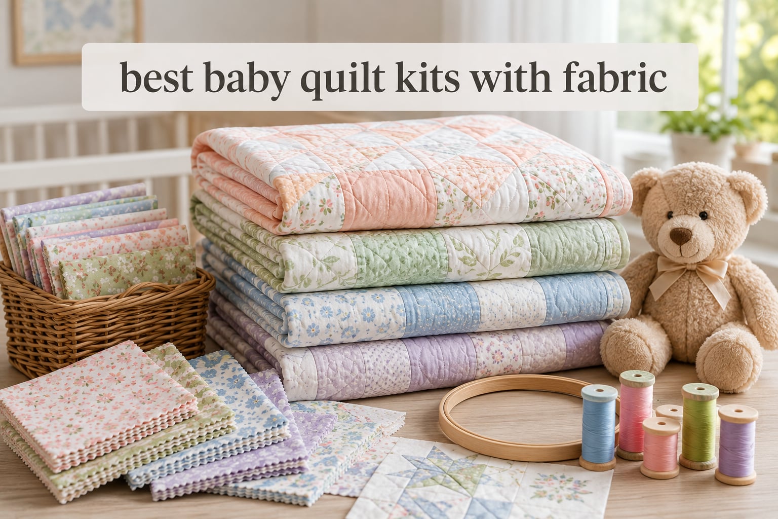 best baby quilt kits with fabric