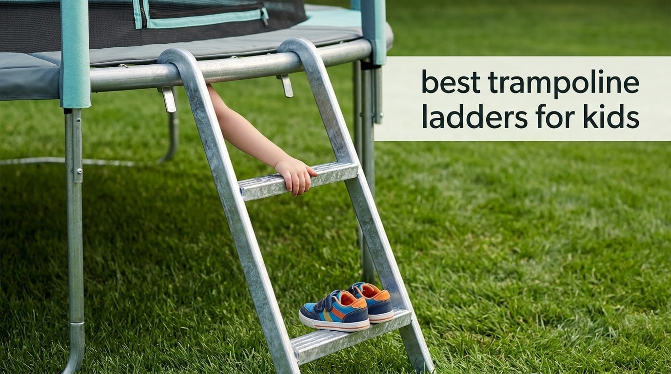 best trampoline ladders for kids