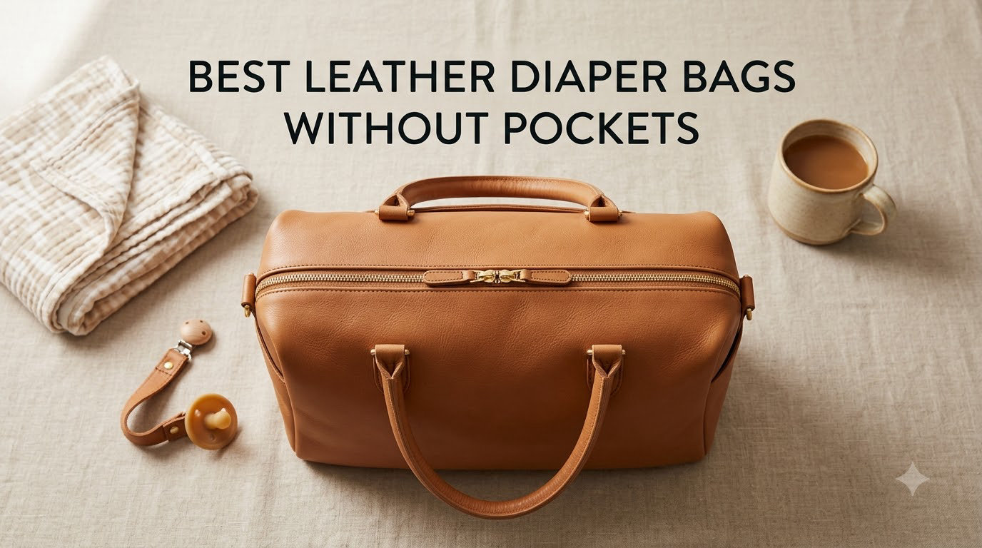 best leather diaper bags without pockets