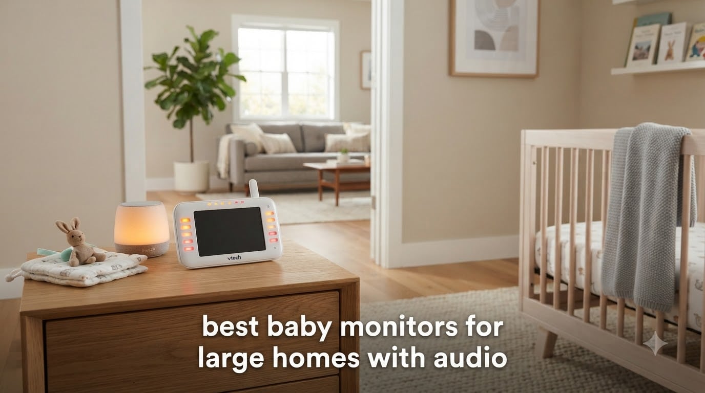 best baby monitors for large homes with audio