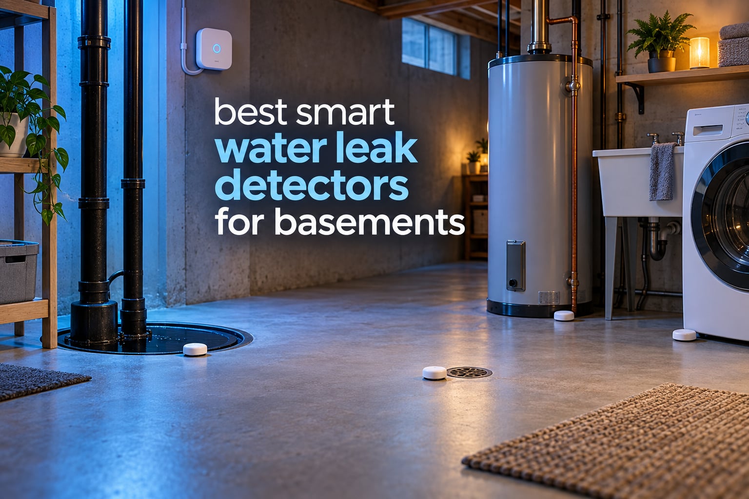 best smart water leak detectors for basements