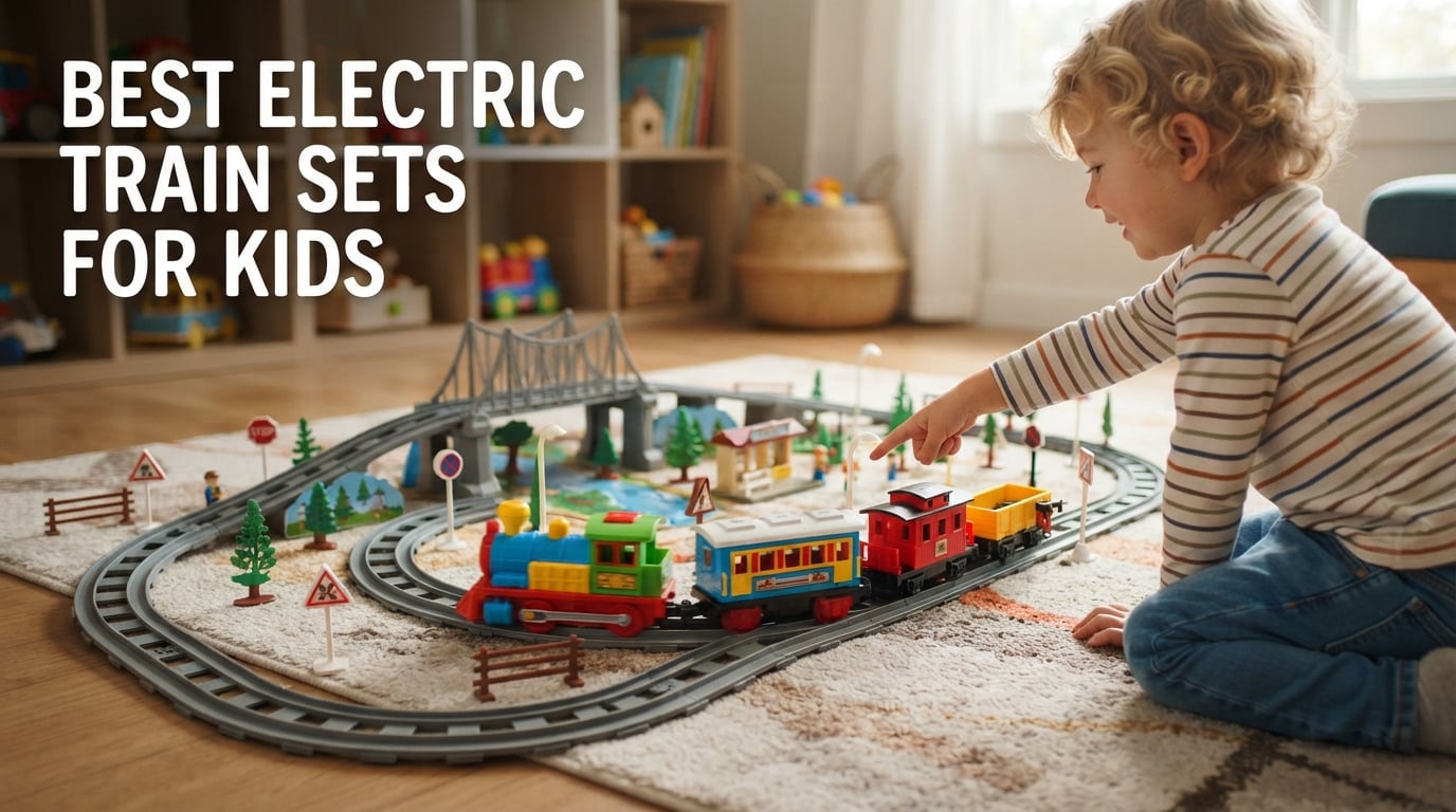 best electric train sets for kids