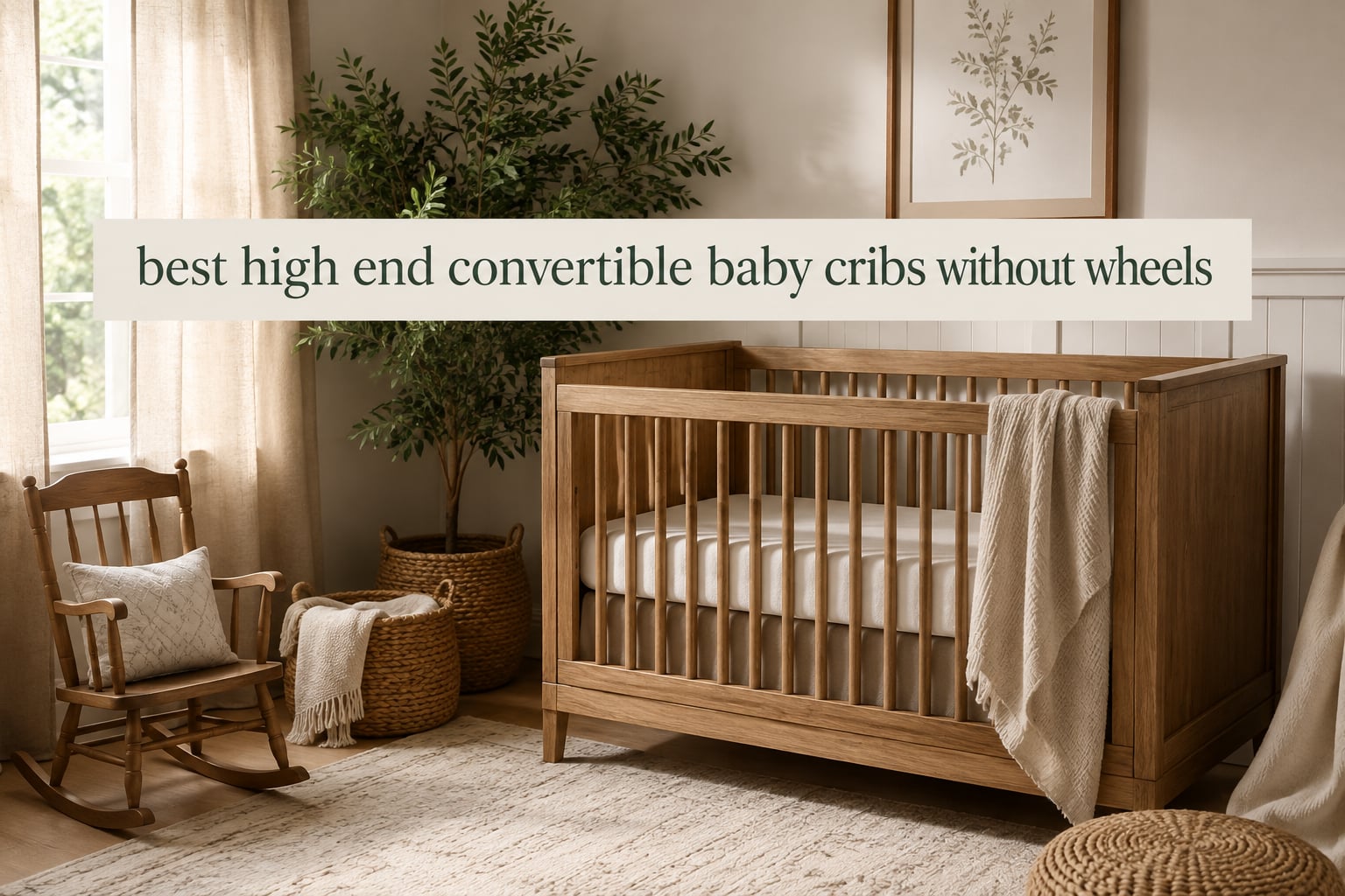 best high end convertible baby cribs without wheels