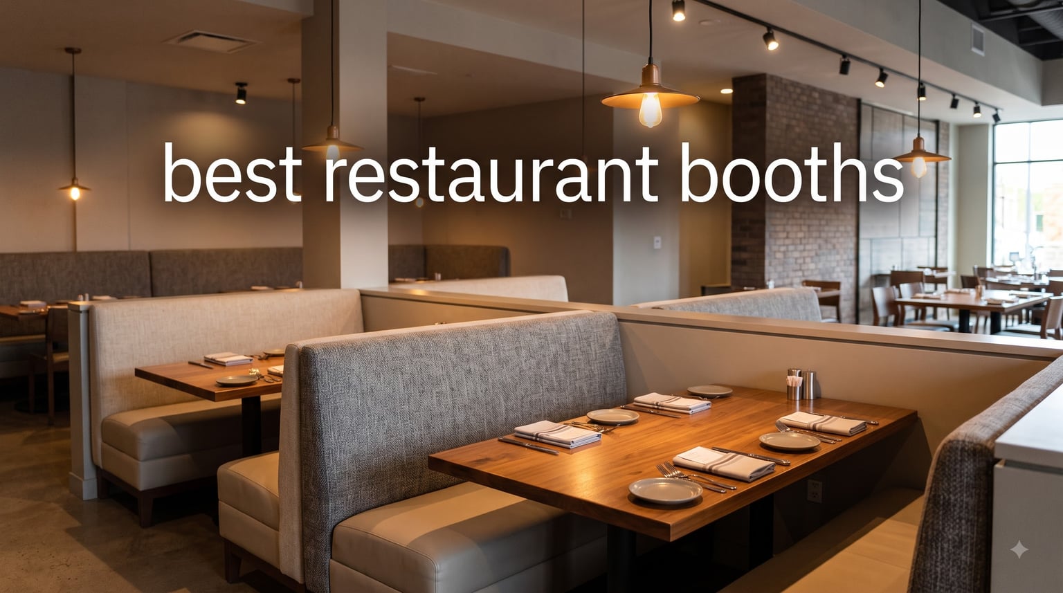 best restaurant booths