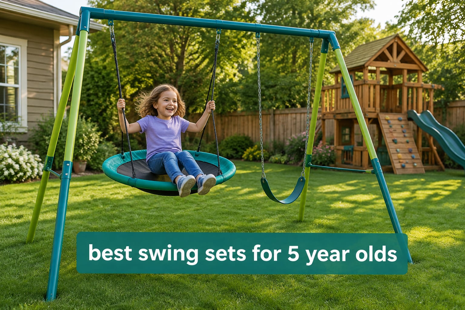 best swing sets for 5 year olds