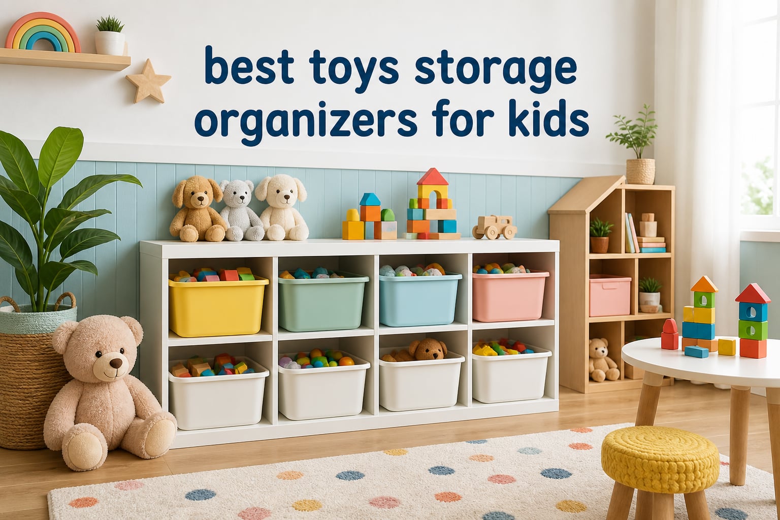best toys storage organizers for kids