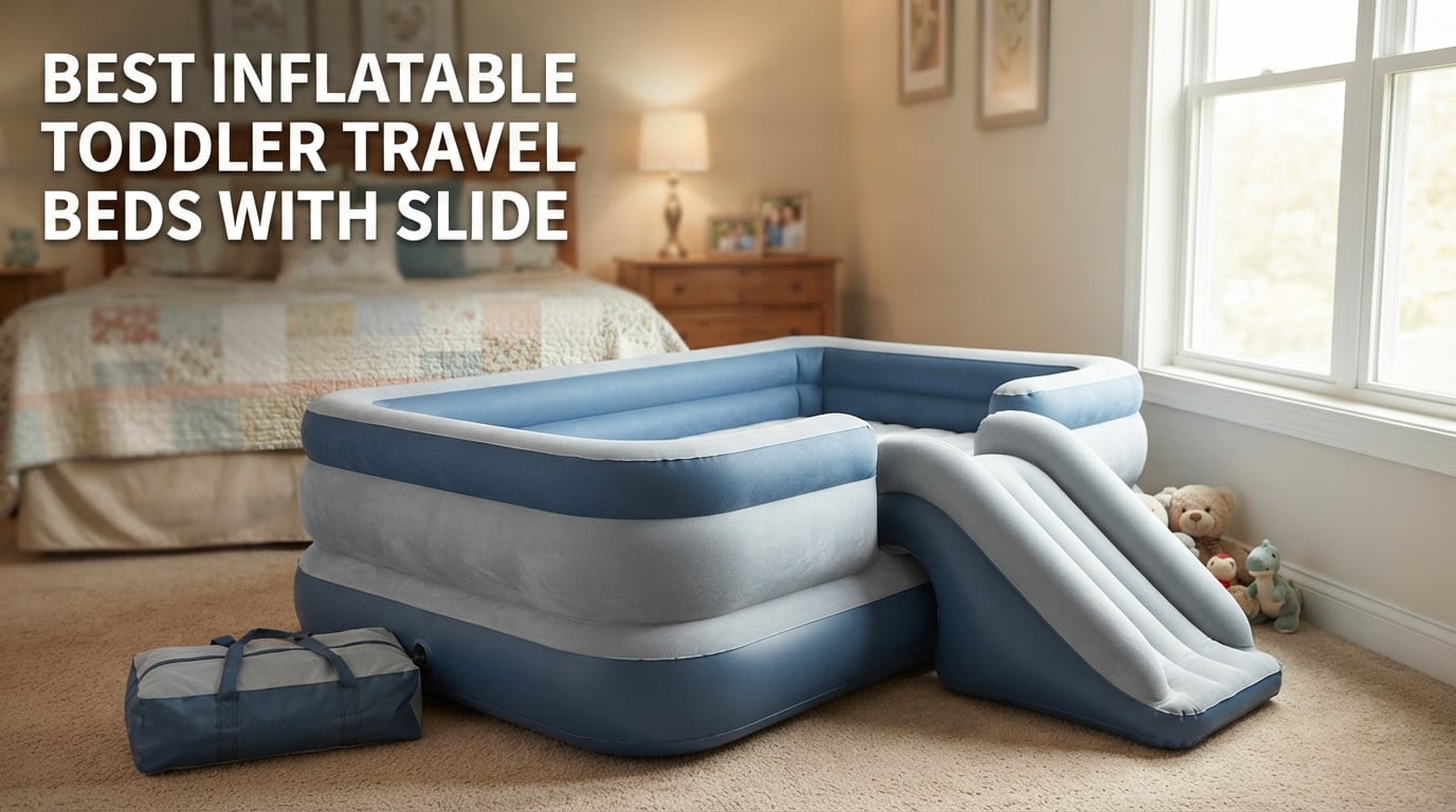 best inflatable toddler travel beds with slide