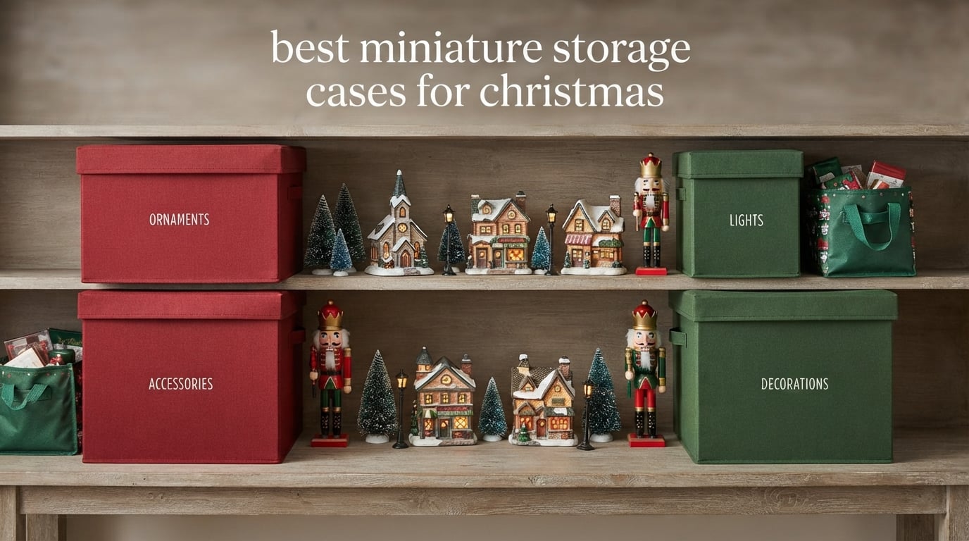 best miniature storage cases for christmas